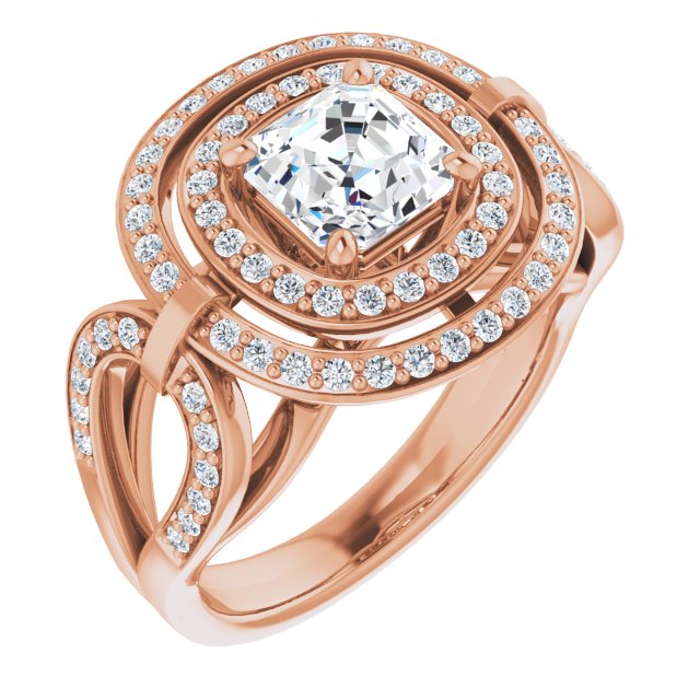 Rose Gold-Asscher