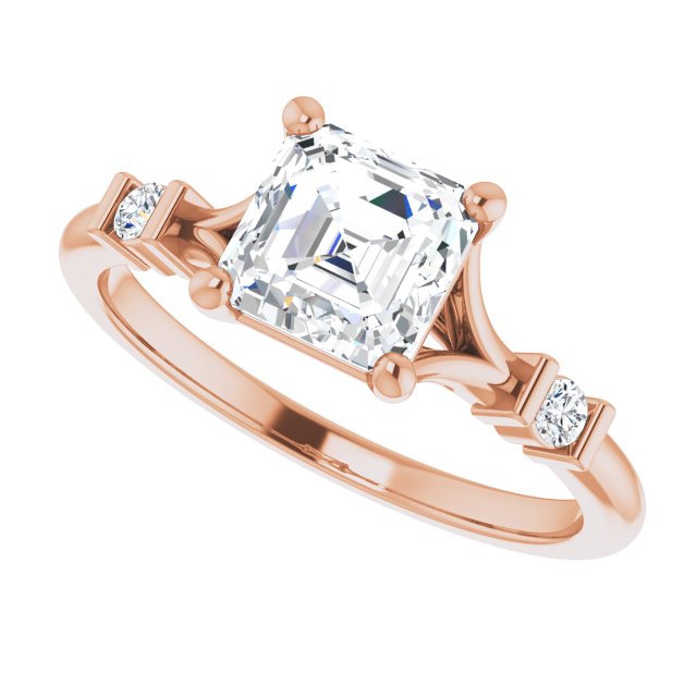 Rose Gold-Asscher