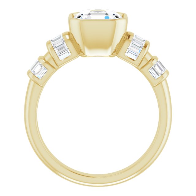 Yellow Gold-Asscher