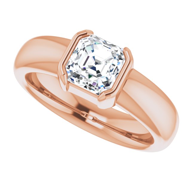 Rose Gold-Asscher