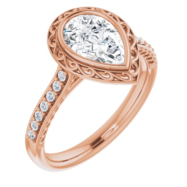 Rose Gold-Pear