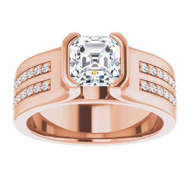 Rose Gold-Asscher