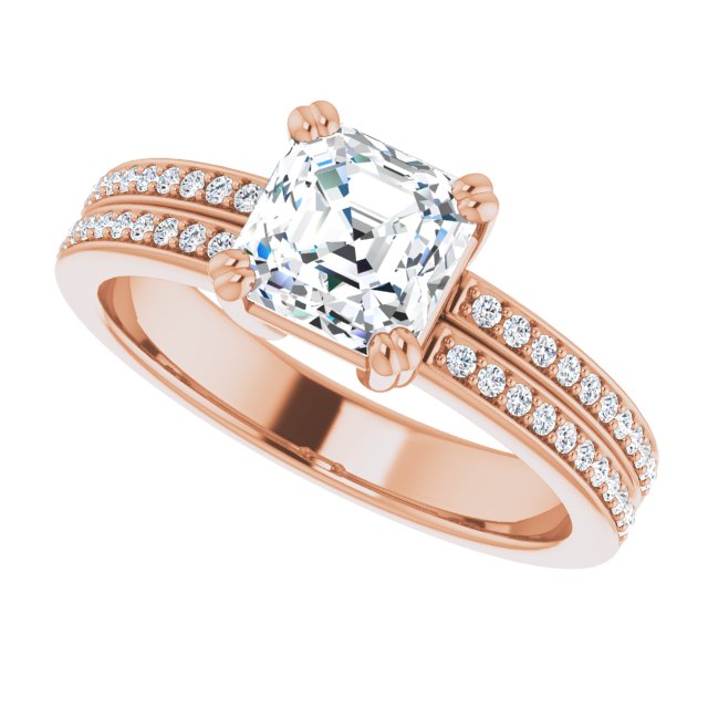 Rose Gold-Asscher