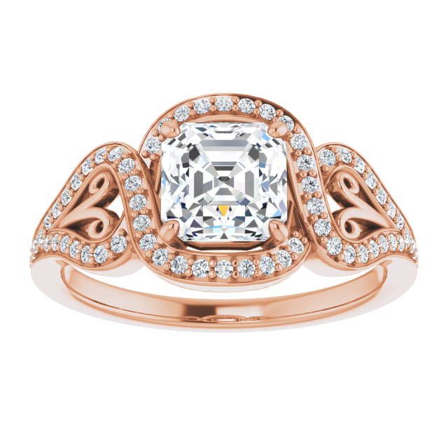 Rose Gold-Asscher