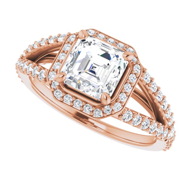 Rose Gold-Asscher