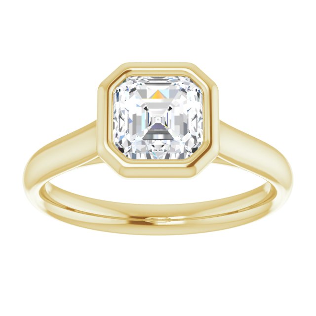 Yellow Gold-Asscher