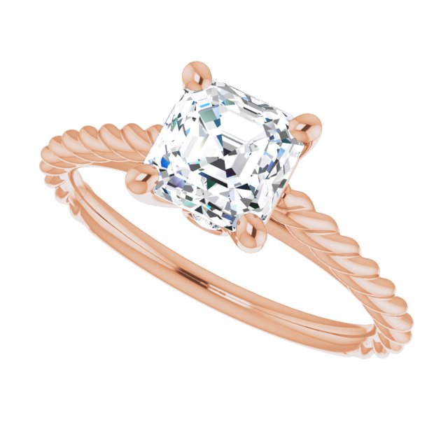 Rose Gold-Asscher