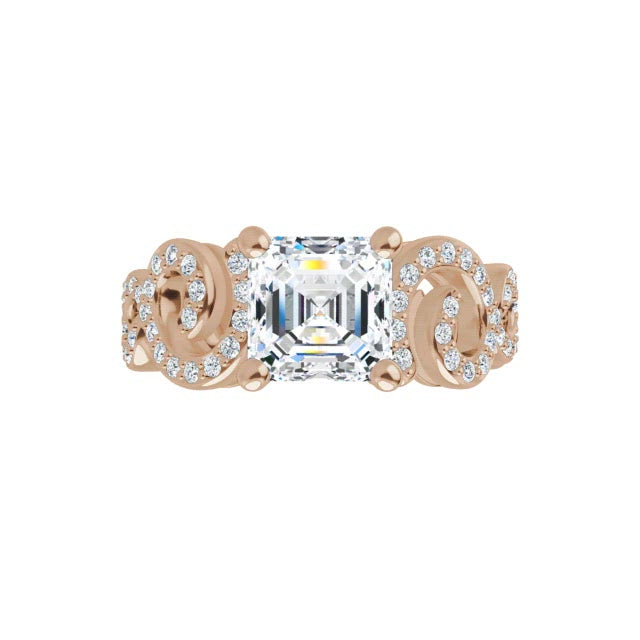 Rose Gold-Asscher