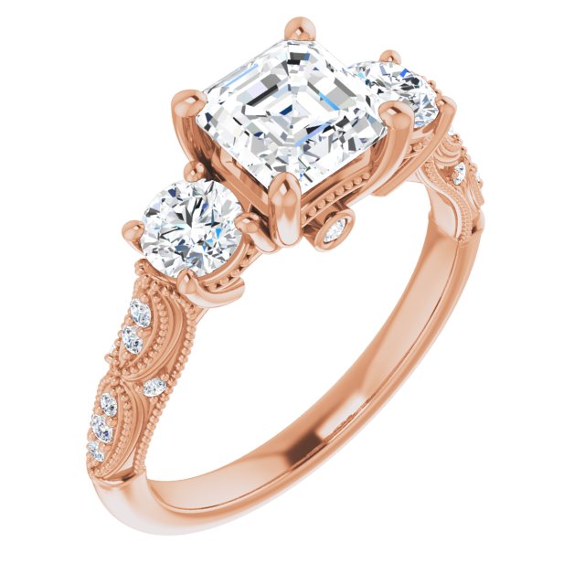 Rose Gold-Asscher