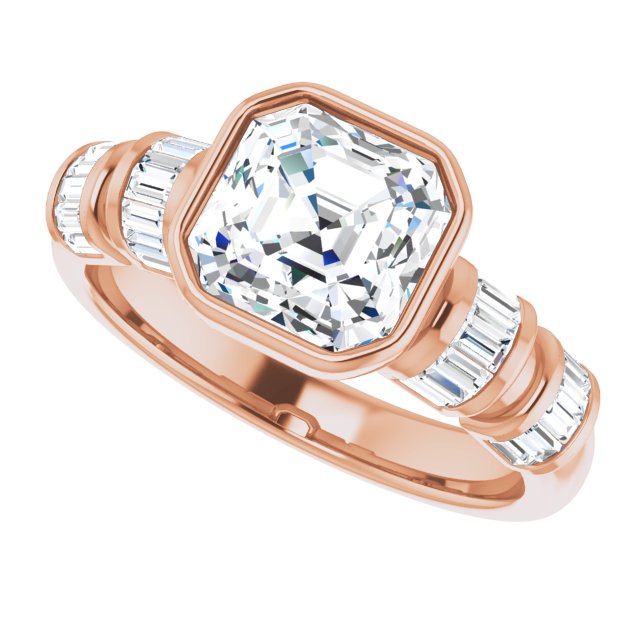 Rose Gold-Asscher