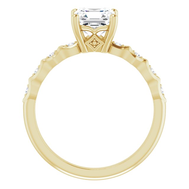 Yellow Gold-Asscher