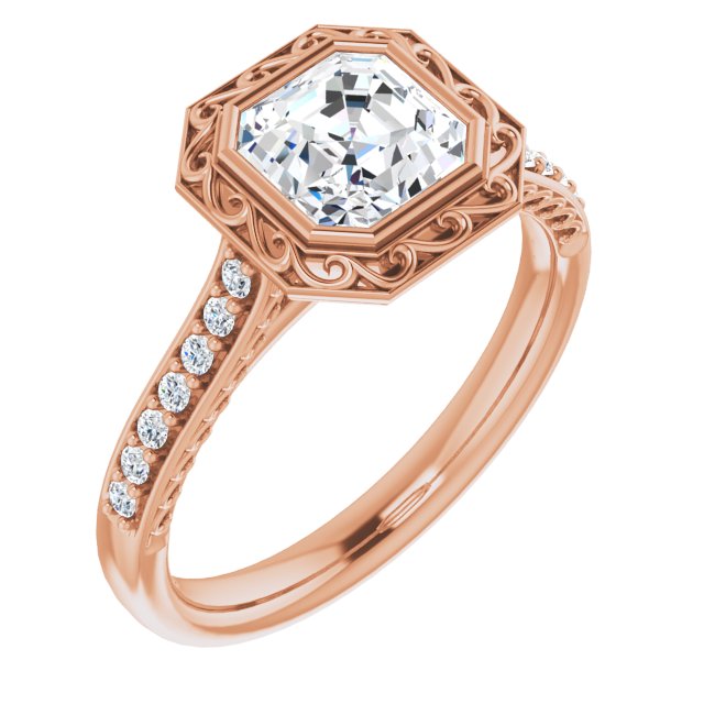 Rose Gold-Asscher