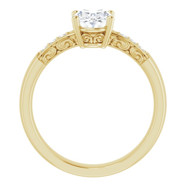 Yellow Gold-Oval