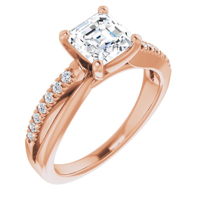 Rose Gold-Asscher