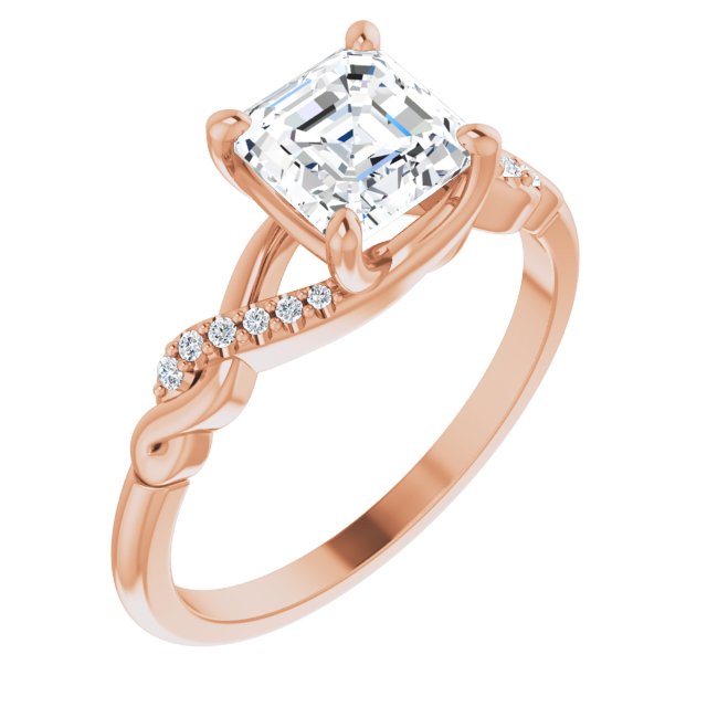 Rose Gold-Asscher