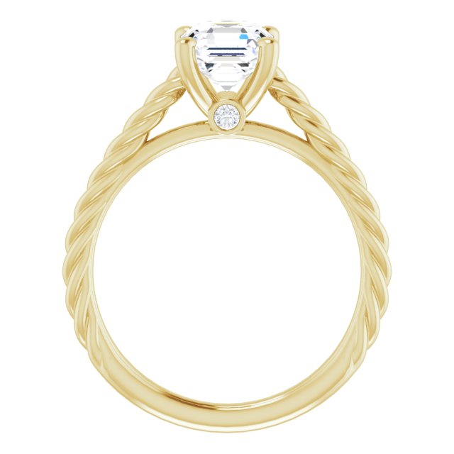 Yellow Gold-Asscher