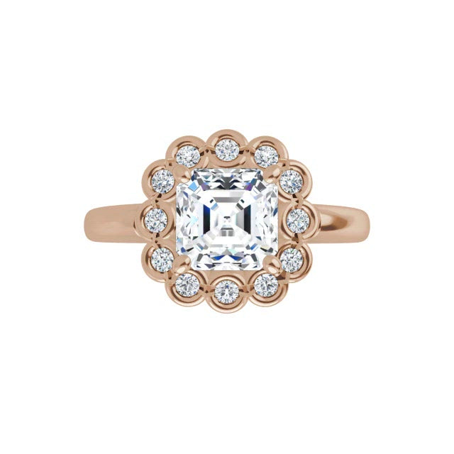 Rose Gold-Asscher