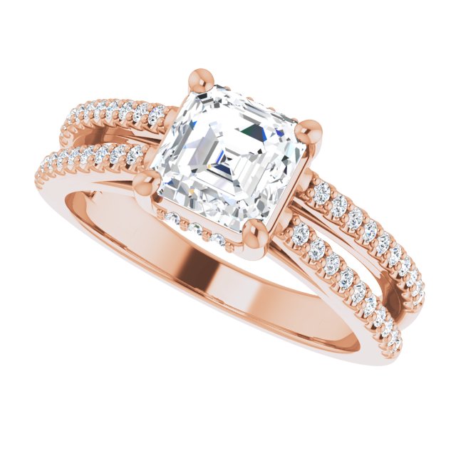 Rose Gold-Asscher