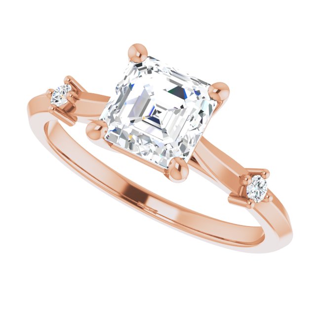 Rose Gold-Asscher