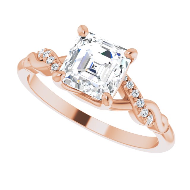 Rose Gold-Asscher