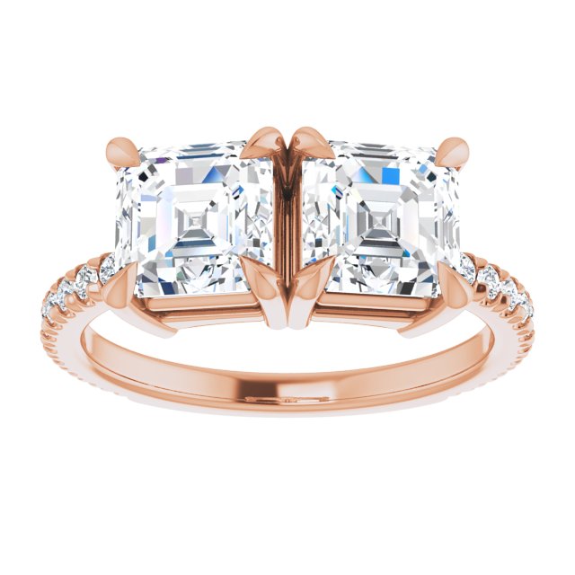 Rose Gold-Asscher