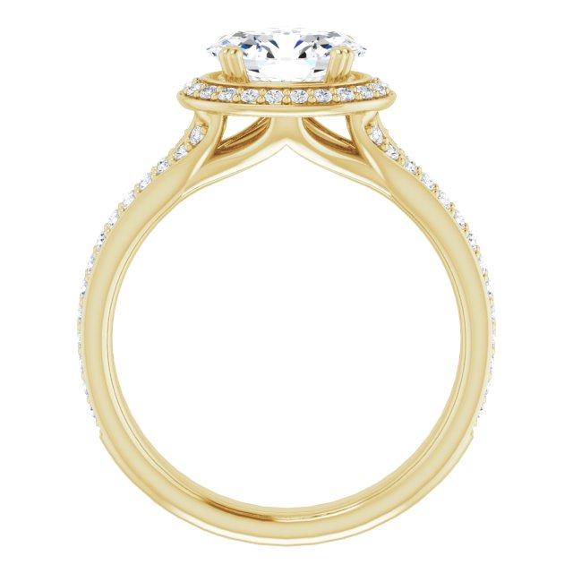 Yellow Gold-Oval