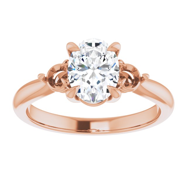 Rose Gold-Oval