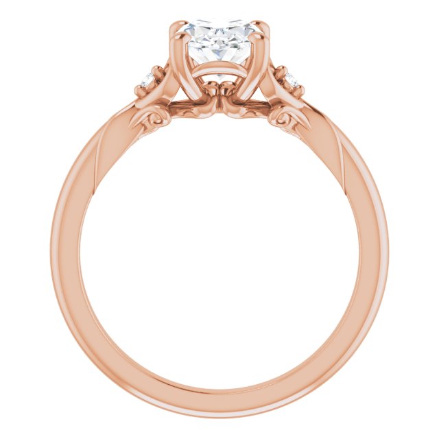 Rose Gold-Oval