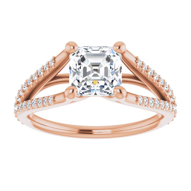 Rose Gold-Asscher