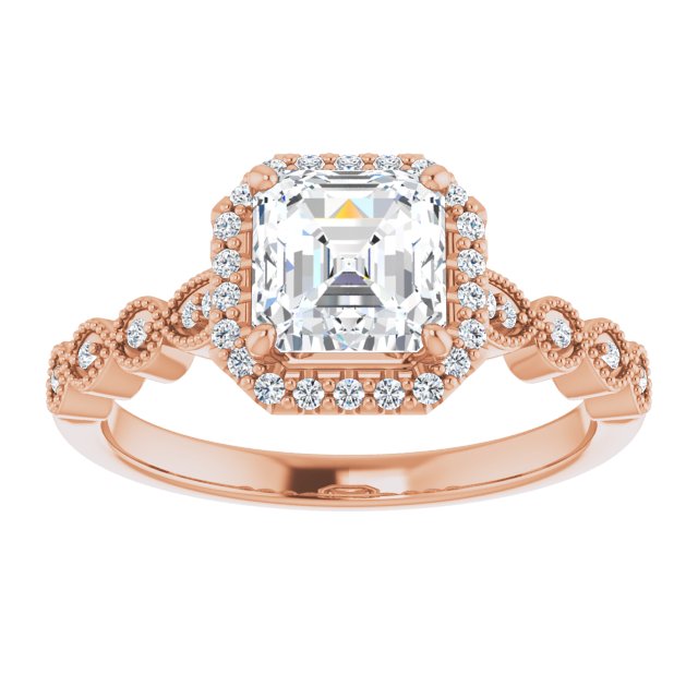 Rose Gold-Asscher