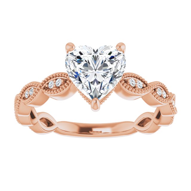 Rose Gold-Heart