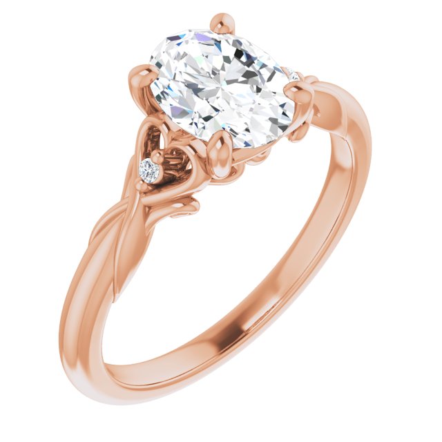 Rose Gold-Oval