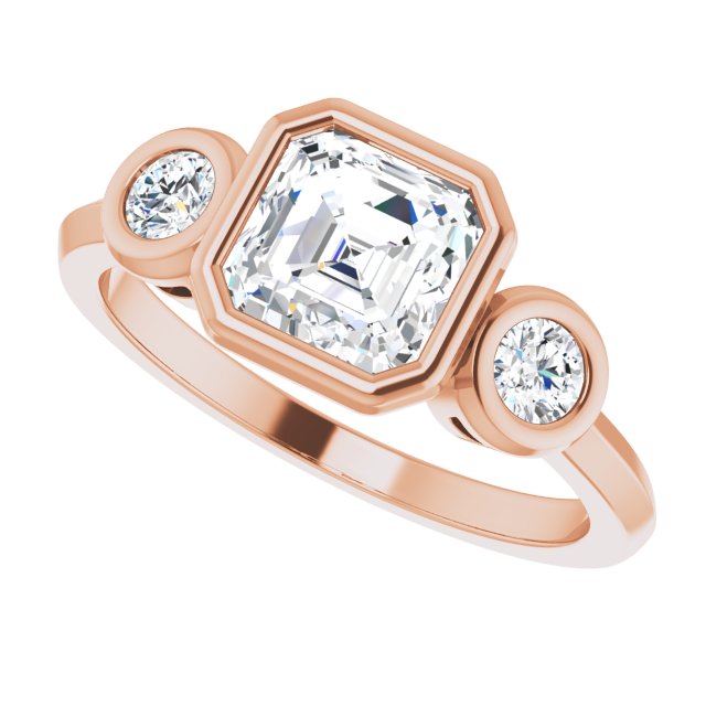 Rose Gold-Asscher