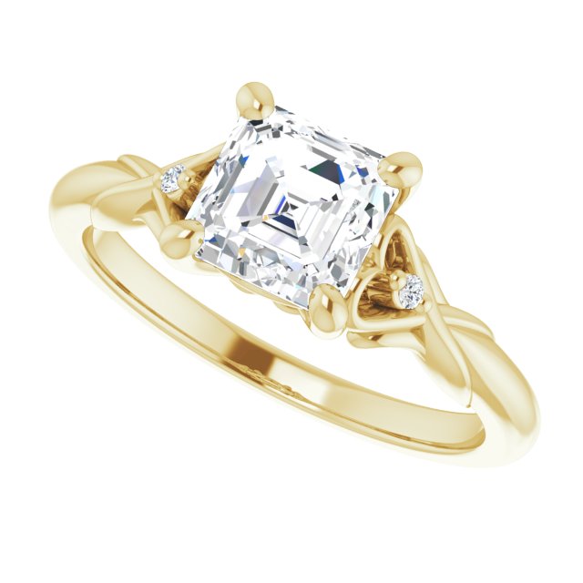 Yellow Gold-Asscher