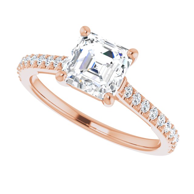 Rose Gold-Asscher