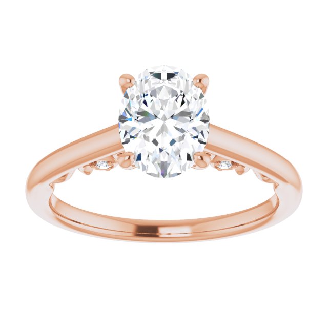 Rose Gold-Oval