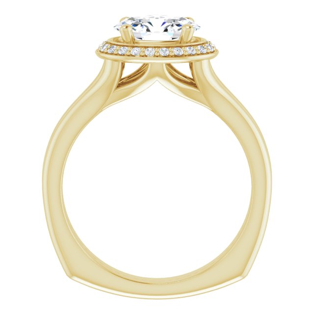 Yellow Gold-Oval