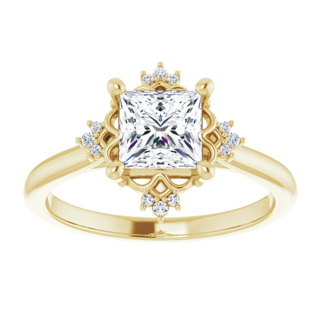 Yellow Gold-Square