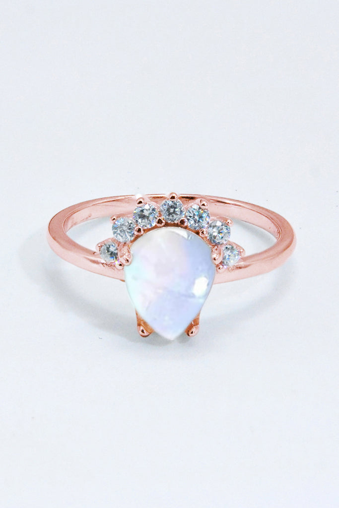 925 Sterling Silver Moonstone Ring