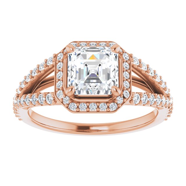 Rose Gold-Asscher