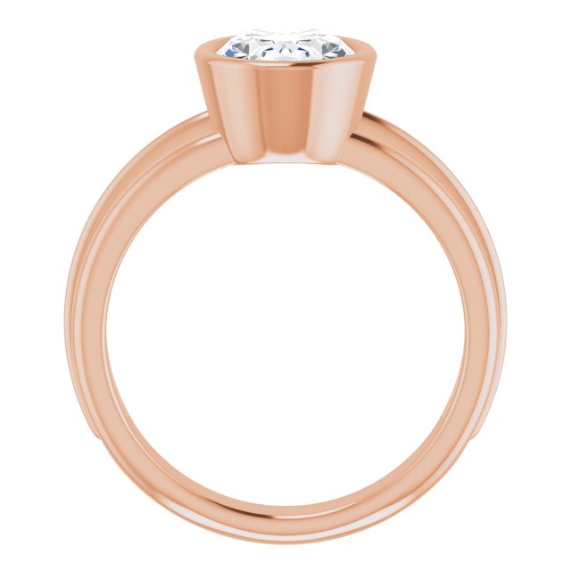 Rose Gold-Oval