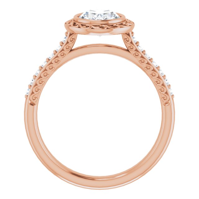 Rose Gold-Oval