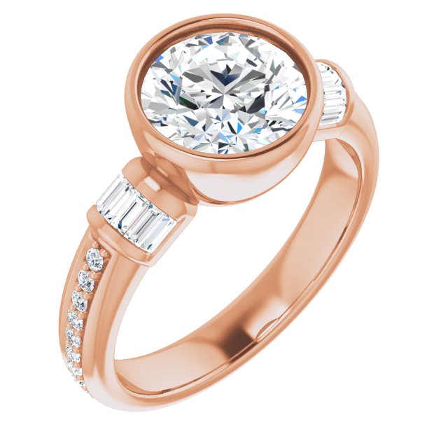 Rose Gold-Round