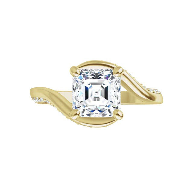 Yellow Gold-Asscher