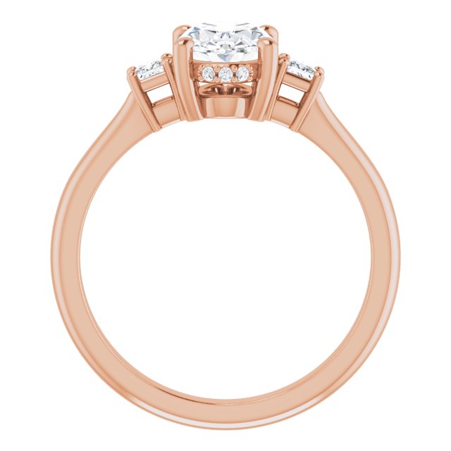 Rose Gold-Oval