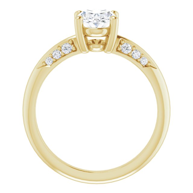 Yellow Gold-Oval