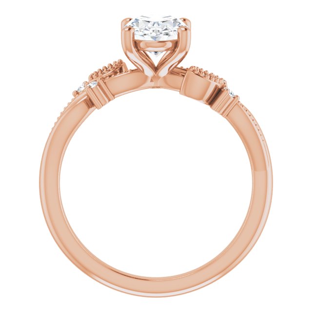 Rose Gold-Oval