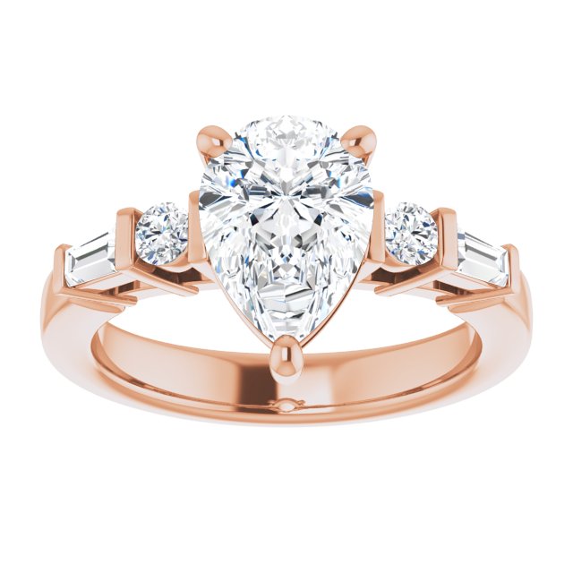 Rose Gold-Pear