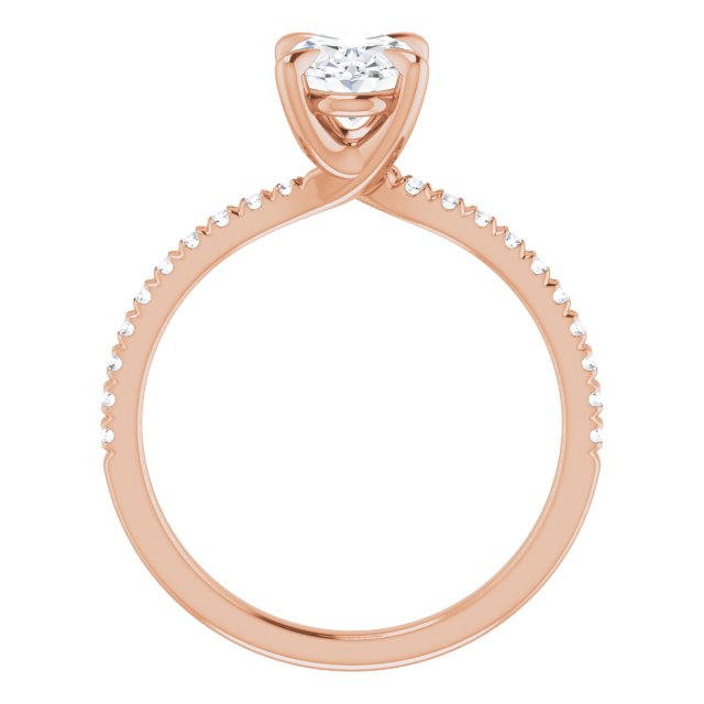 Rose Gold-Oval