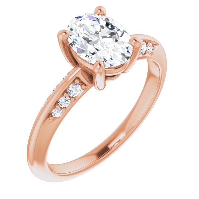 Rose Gold-Oval